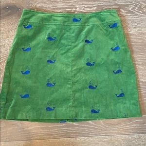 Lilly Pulitzer size 4 corduroy skirt